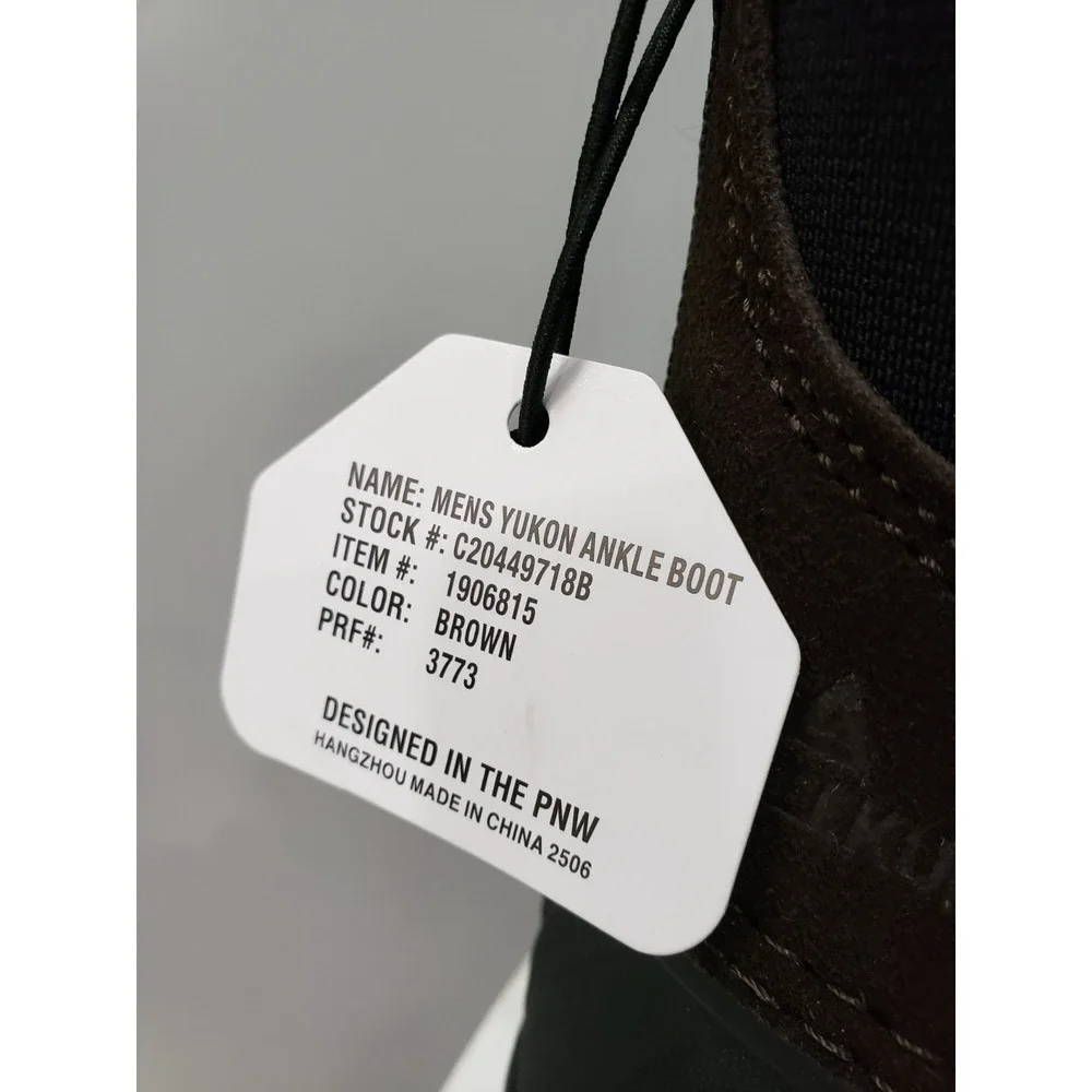 NEW NO BOX SIZE 13 Staheekum‎ Men's YUKON Boot MENS BROWN WATERPROOF